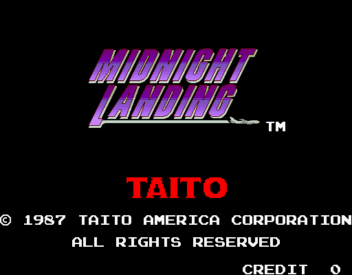 Midnight Landing (Germany) Title Screen